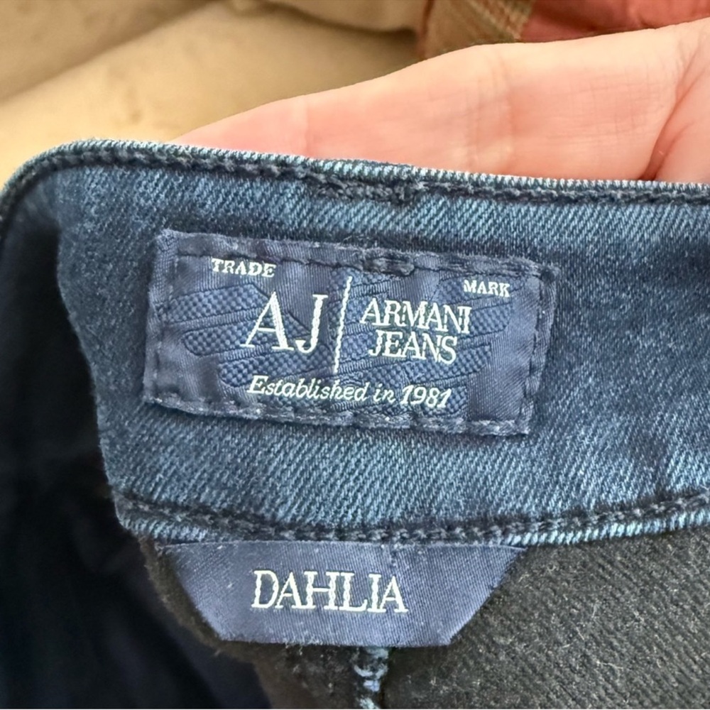 Armani Jeans AJ Dahlia Women’s Dark Blue Skinny Denim - Picture 4 of 7